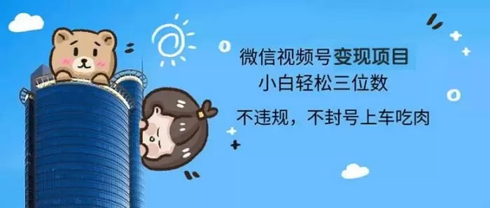 (13115期)2024最新微信视频号变现项目,小白轻松月入四位数